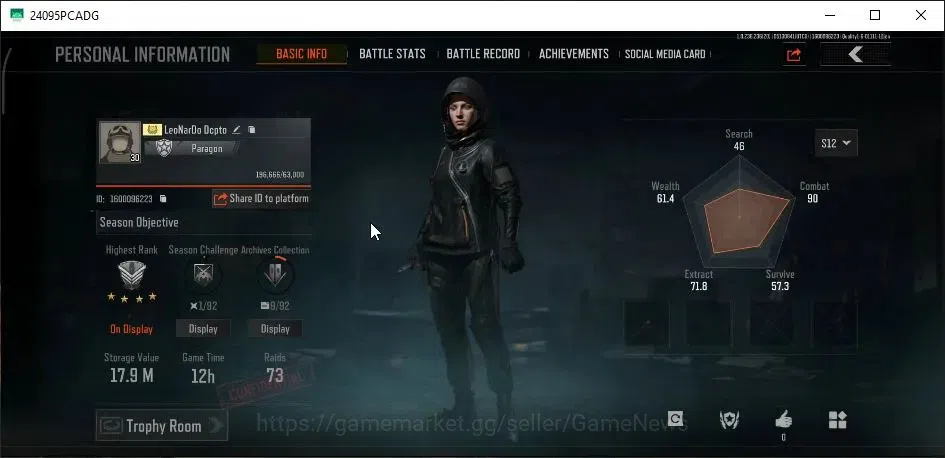 Arena Breakout Accounts MOBILE Lv30|SV 17M|CV 17M| Wire Set | AK 102 Graff image 2