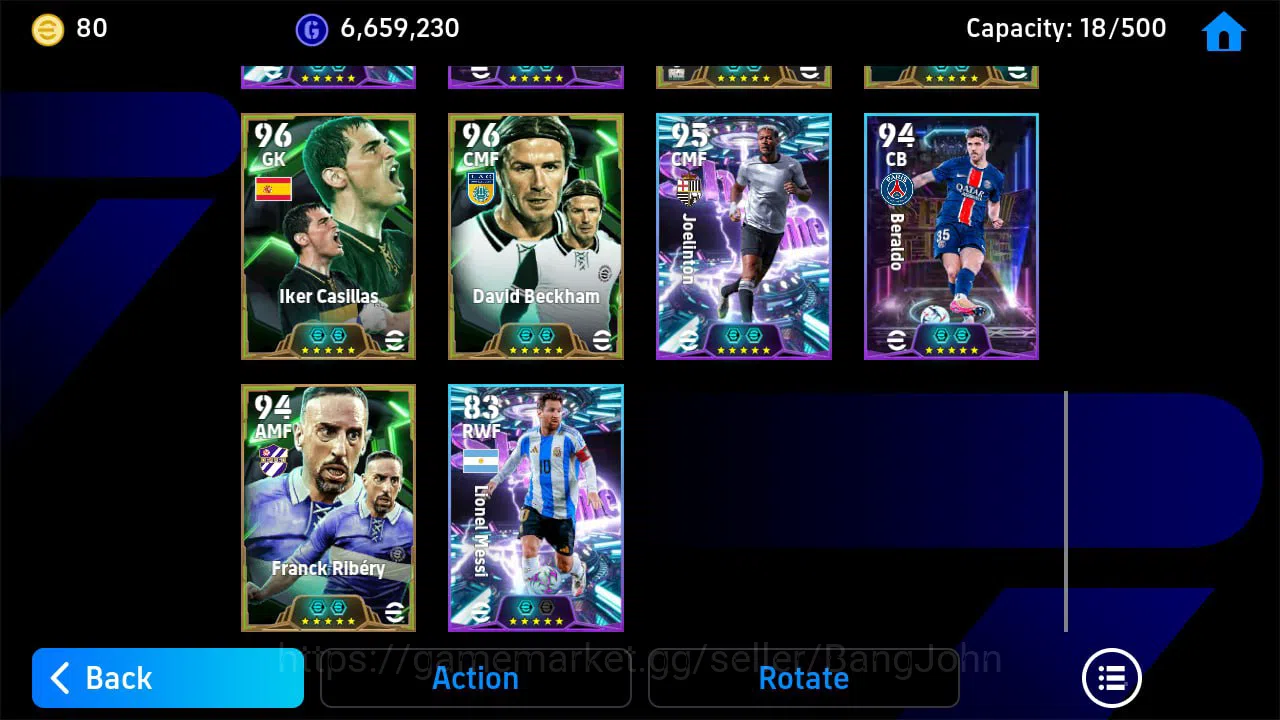eFootball Accounts Others "Power 3129 | Cannavaro Epic DB | Mbappe Show Time | Rijkaard Big Time | Raul Epic DB |  Baresi 3
