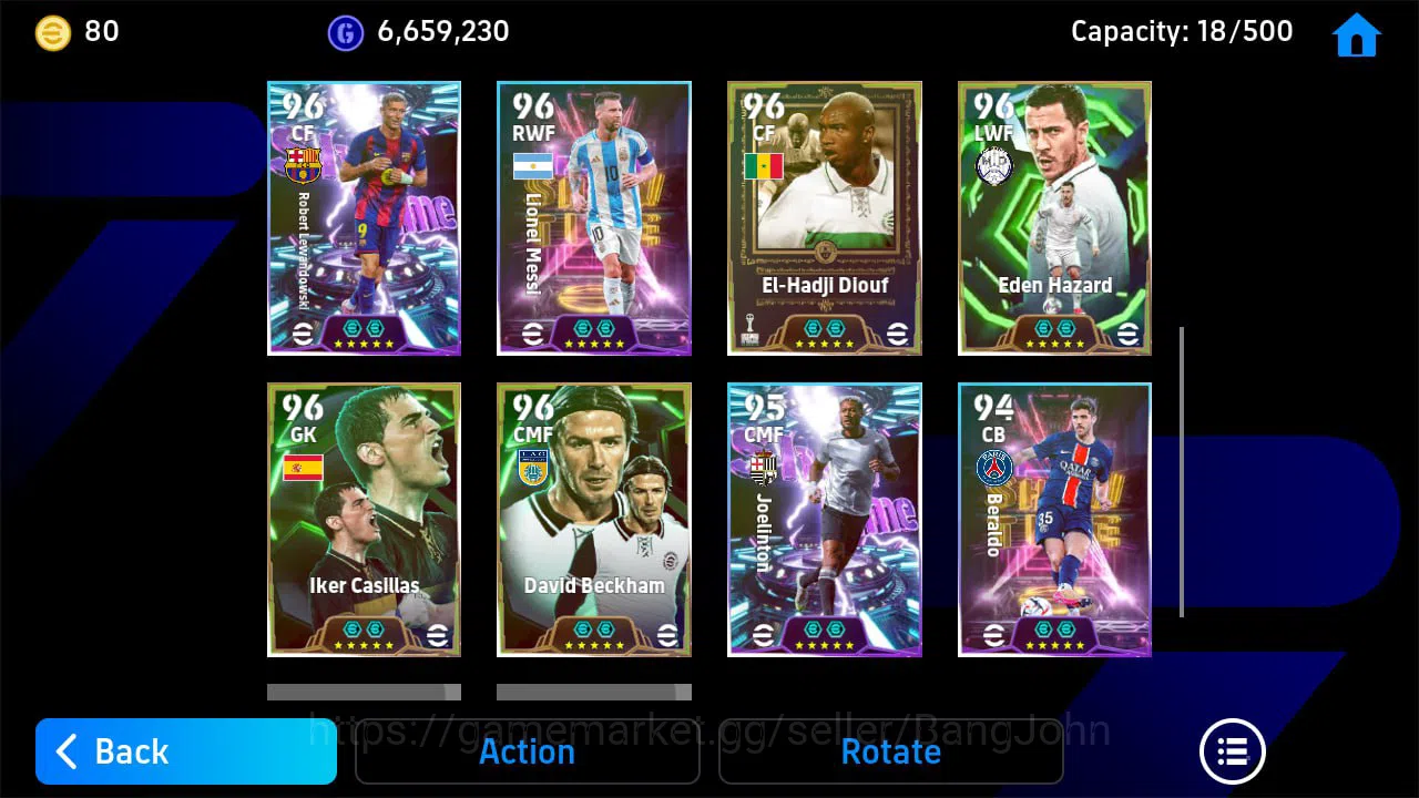eFootball Accounts Others "Power 3129 | Cannavaro Epic DB | Mbappe Show Time | Rijkaard Big Time | Raul Epic DB |  Baresi 4