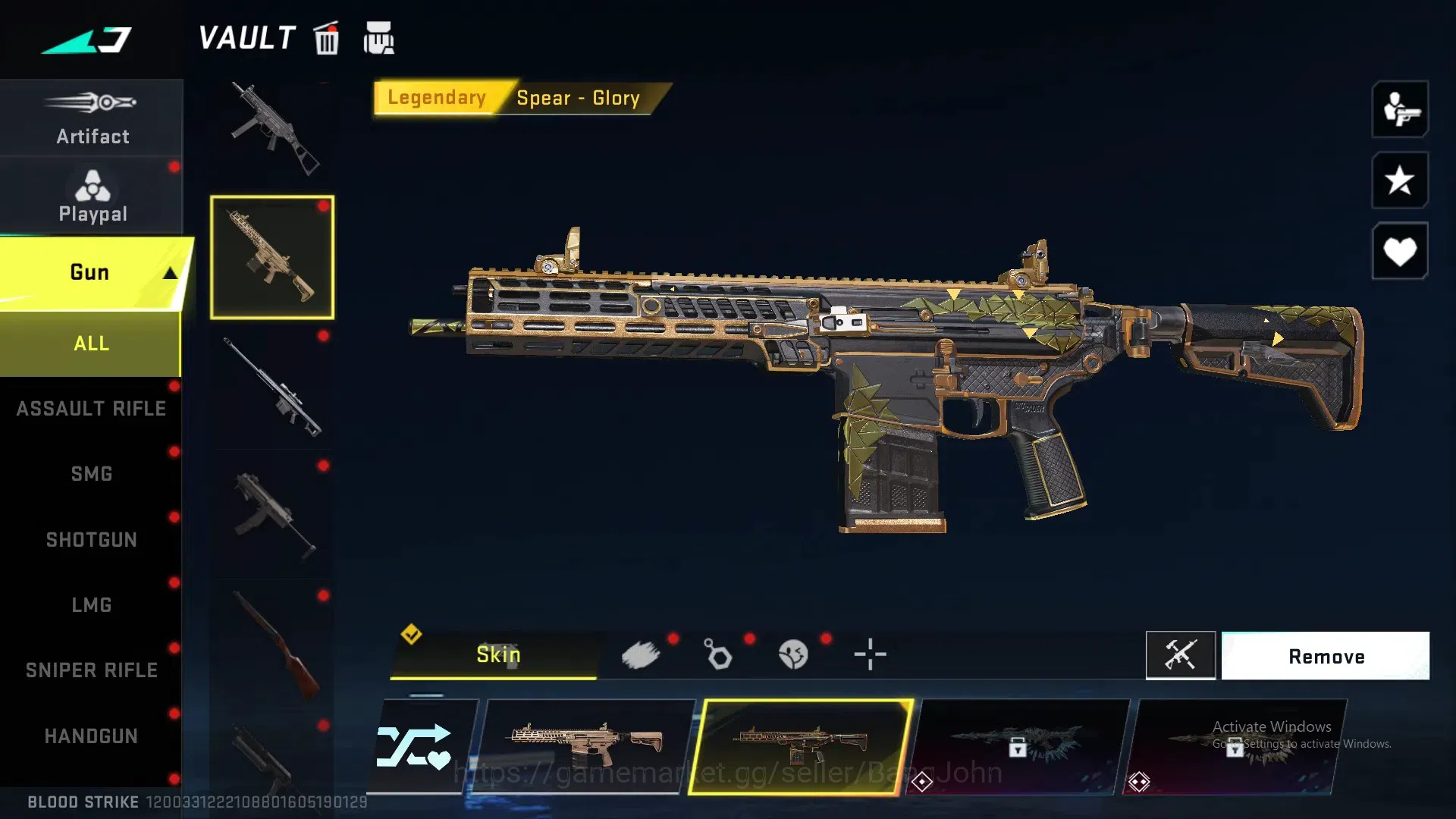 Blood Strike Accounts ASIA | ETERNAL Desert Eagle Scorpius|3 7DS: QBZ95, image 6