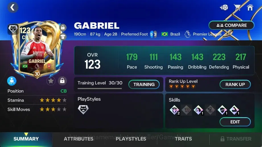 EA SPORTS FC Mobile Accounts OVR 125/90B Value|9 EVO(Dembele,Messi,Gabriel UTOT image 8