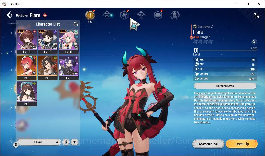 Mongil:Star Dive Accounts Global | Fresh Starter AL 2 | 2 SSR Meta ( Flare,  image 9