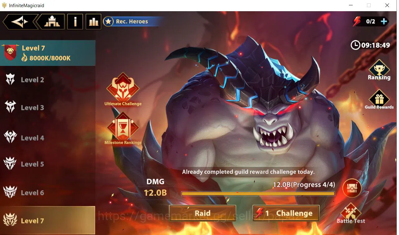 Infinite Magicraid Accounts S184 ★ ★ ★ TOP 10 IN SERVER ★ ★ ★ BOREAS ★ BRIGID image 7