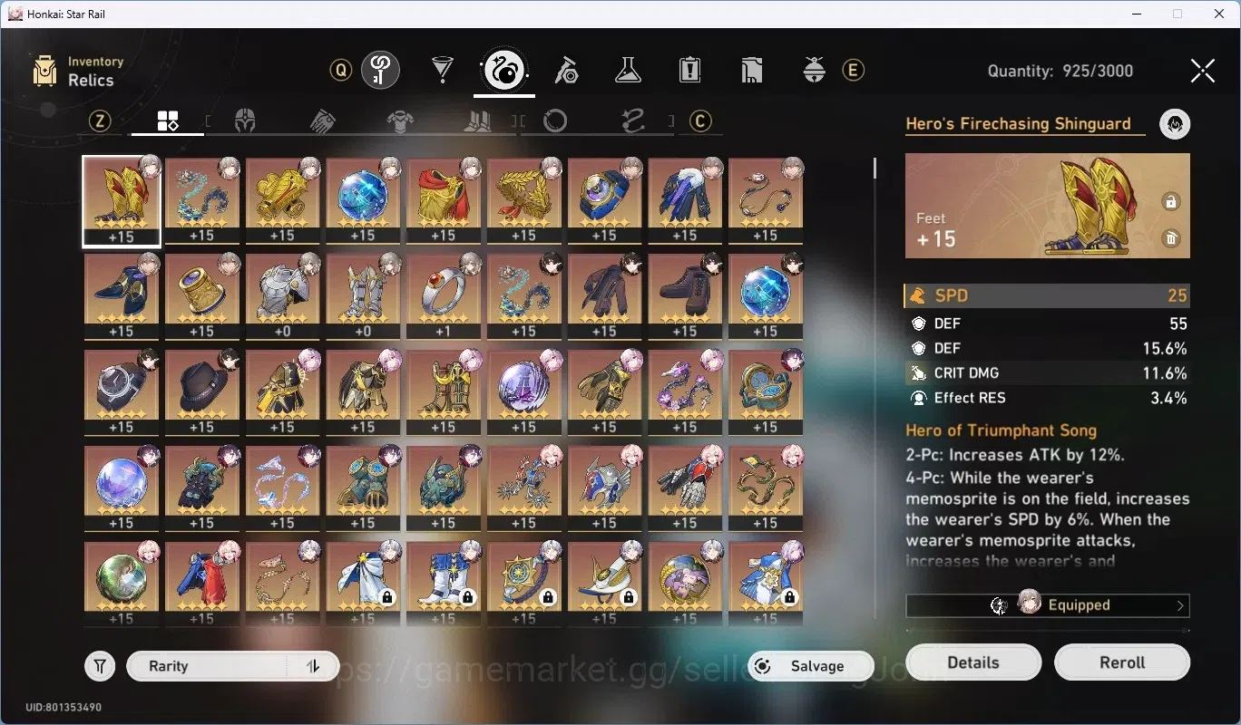Honkai Star Rail Accounts ASIA|TL 70|21 char Limited[Firefly,Dahlia,Yunli]+( image 10