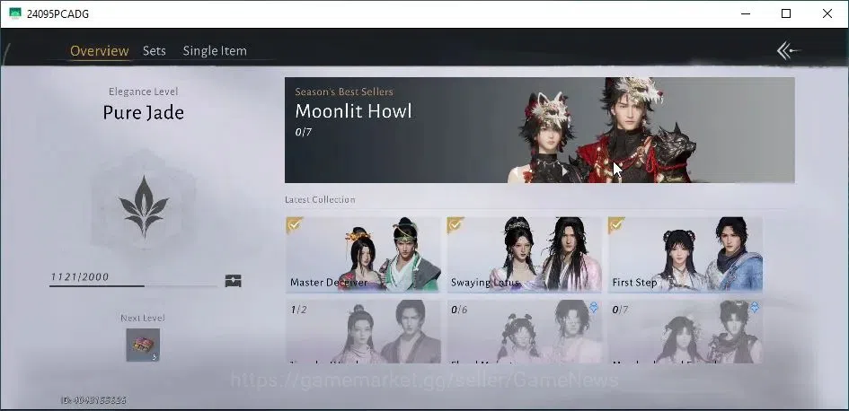 Where Winds Meet Accounts GLOBAL|Lv 5|GS 3676|1 Harmonic Core|Anthem of Ages image 10