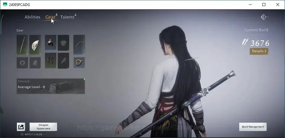 Where Winds Meet Accounts GLOBAL|Lv 5|GS 3676|1 Harmonic Core|Anthem of Ages image 7