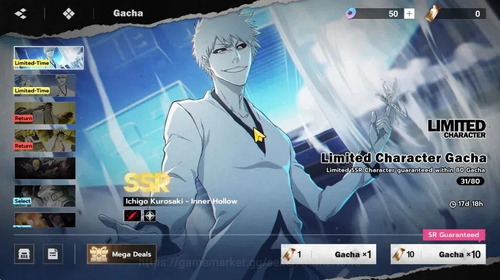 BLEACH: Soul Resonance Accounts NuverseSEA|LV55|7 SSR[Toshiro,Soi Fon,Mayuri,Yorui image 20