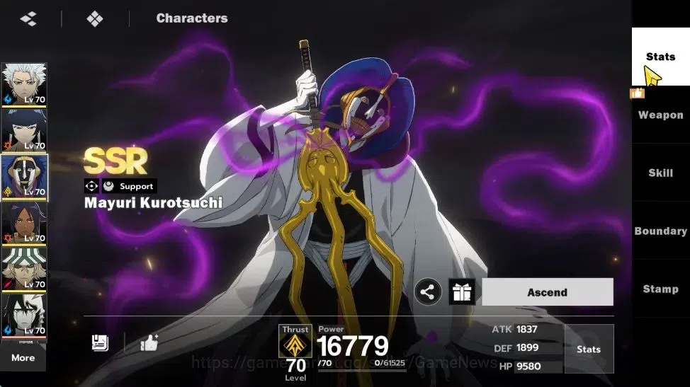 BLEACH: Soul Resonance Accounts NuverseSEA|LV55|7 SSR[Toshiro,Soi Fon,Mayuri,Yorui image 8