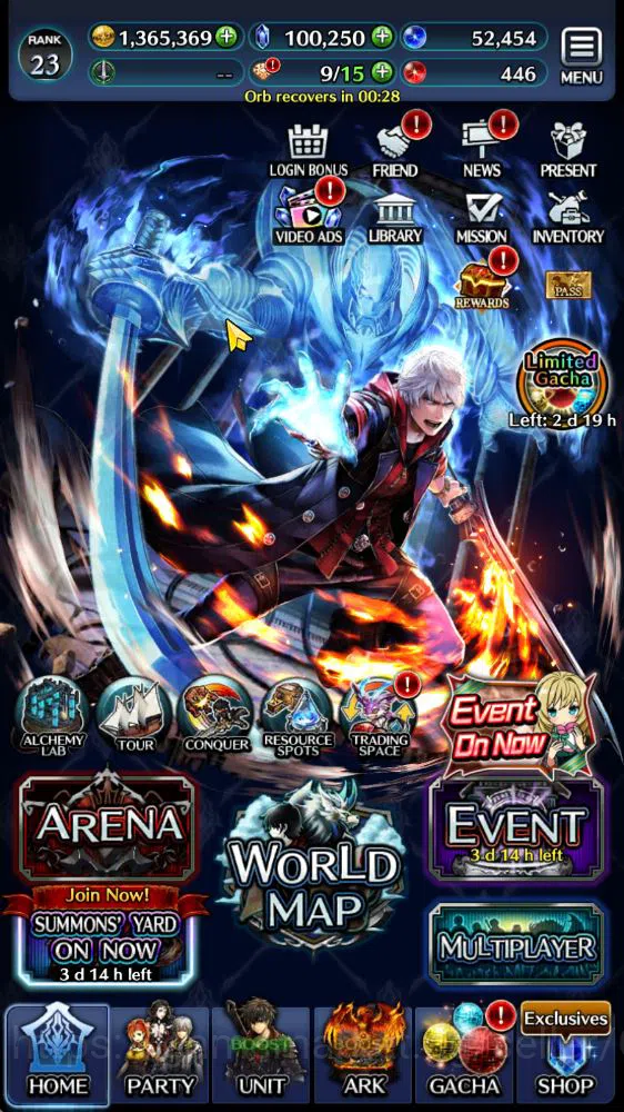 GLOBAL 100k Crystal|Collab DMC (Nero & V)+TopTierUnits (SS Lenius, Zekus Forgate,GLilaha,POG Mia,etc) |4LR ARK|CodeOnly(LC1017) Last Cloudia Low-End GLOBAL 100k Crystal|Collab DMC (Nero & V)+TopTierU image 1