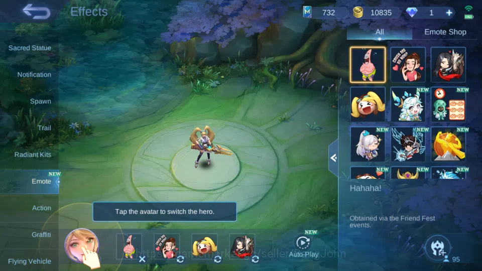 Mobile Legends: Bang Bang Accounts Hero 95 | skin 112|cc natalia | epic lancelot | sp image 6