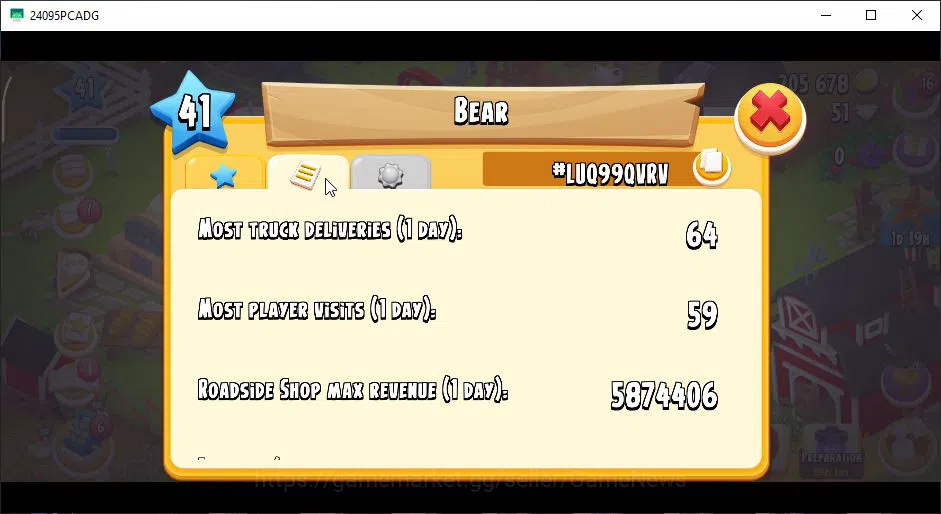 Hay Day Accounts Level 41 | Barn Storage 1050 + Silo Storage 625 | 205k Coins, 51 Diamonds |CN ON|Log Supercell ID|Take 11
