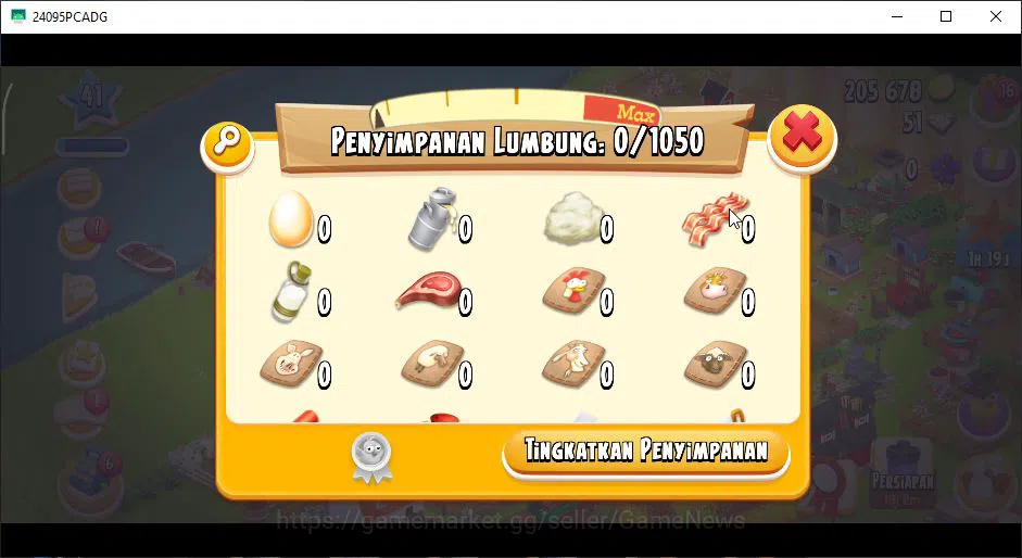 Hay Day Accounts Level 41 | Barn Storage 1050 + Silo Storage 625 | 205k Coins, 51 Diamonds |CN ON|Log Supercell ID|Take 8