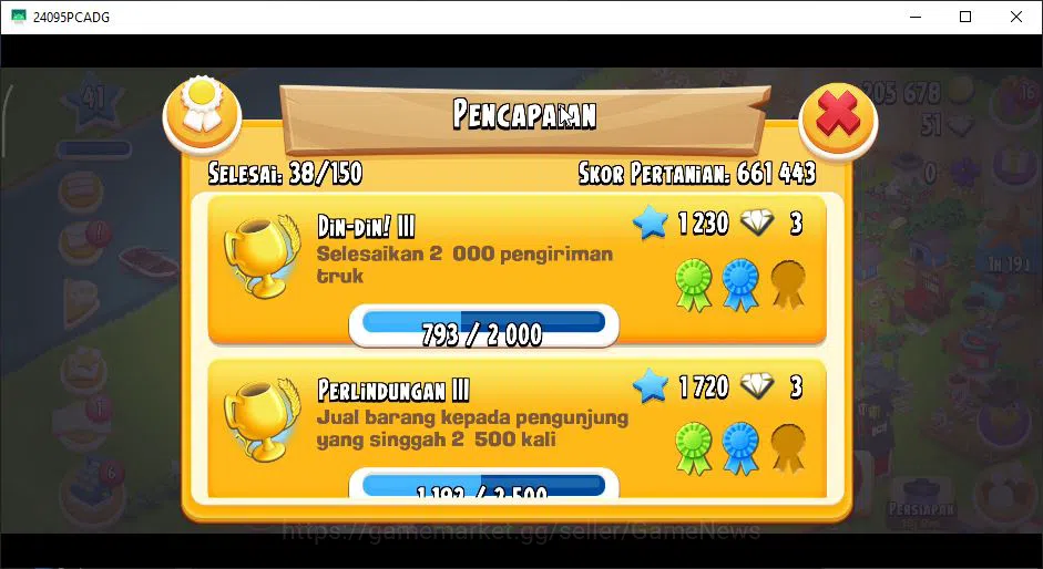 Hay Day Accounts Level 41 | Barn Storage 1050 + Silo Storage 625 | 205k Coins, 51 Diamonds |CN ON|Log Supercell ID|Take 9