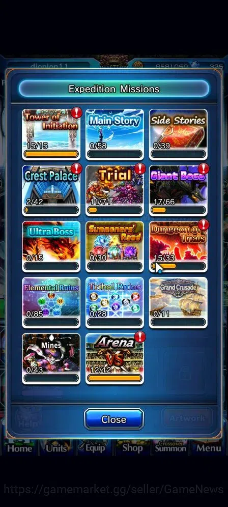 Grand Summoners Accounts Global|Rank 67|325 cc|16 Ascend+5 TW|[DL Rimuru,RR image 11