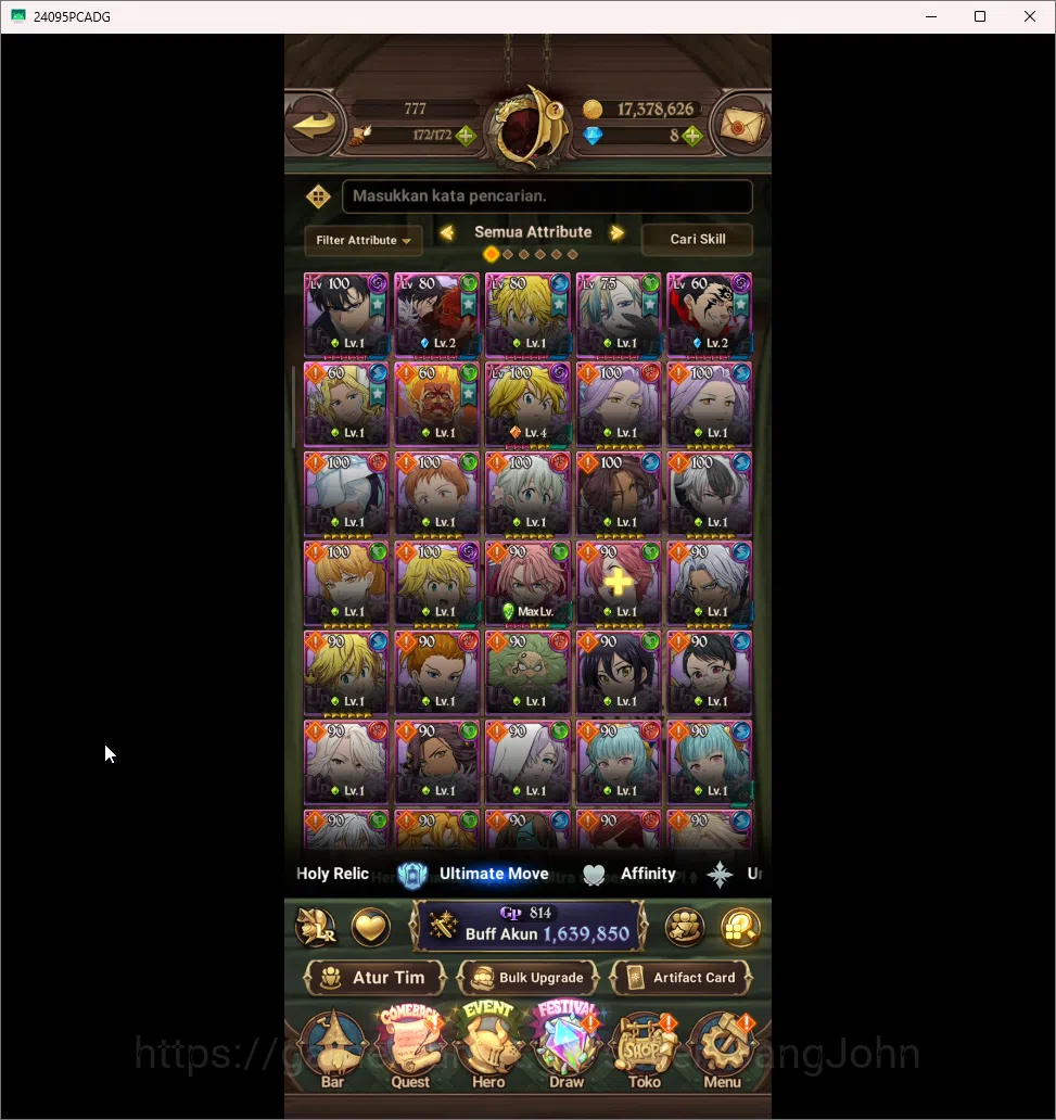 The Seven Deadly Sins: Grand Cross Accounts ASIA | 1,6M CC | 6 UR Merlin&Esca 2/6 Salos ODK 2/ image 4