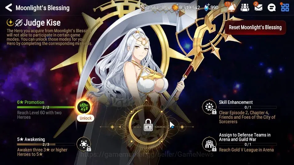 Epic Seven Accounts Starter GLOBAL UnVerif|New Era|2 ML (Salome,Blood Moon Haste)+Setsuka,Ruiza,Saria,Etc|Poh ON|2,5K 11