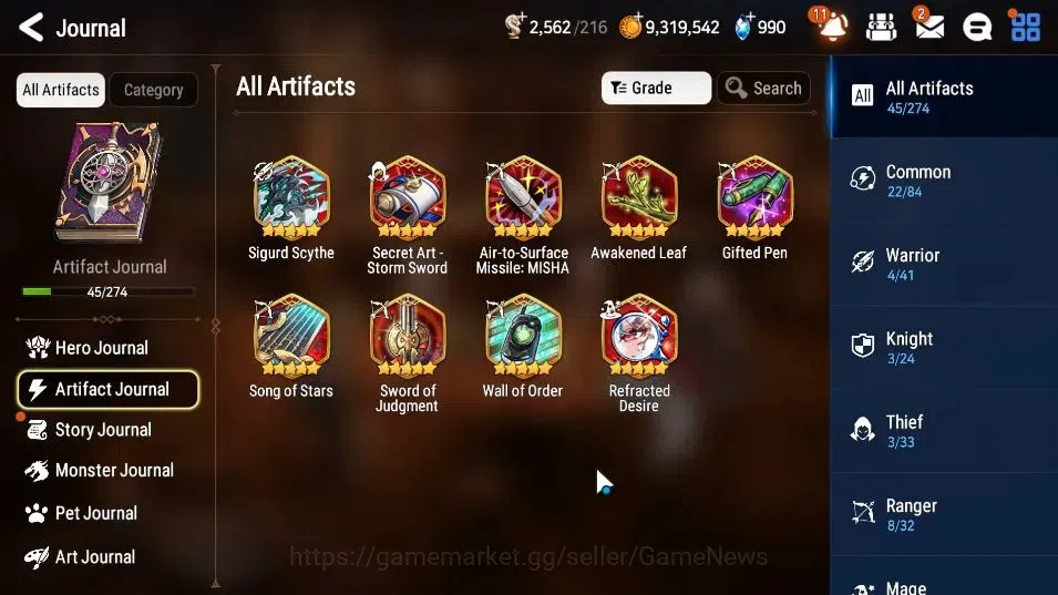 Epic Seven Accounts Starter GLOBAL UnVerif|New Era|2 ML (Salome,Blood Moon Haste)+Setsuka,Ruiza,Saria,Etc|Poh ON|2,5K 8