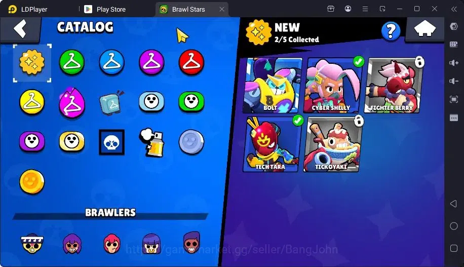 Brawl Stars Accounts Trophy 2002 |30 Brawler|2 Max Hc(JaeYong,Amber)|2 Legend(Amber,Shelly),2Mythic(Tara,Otis),6Epic 10