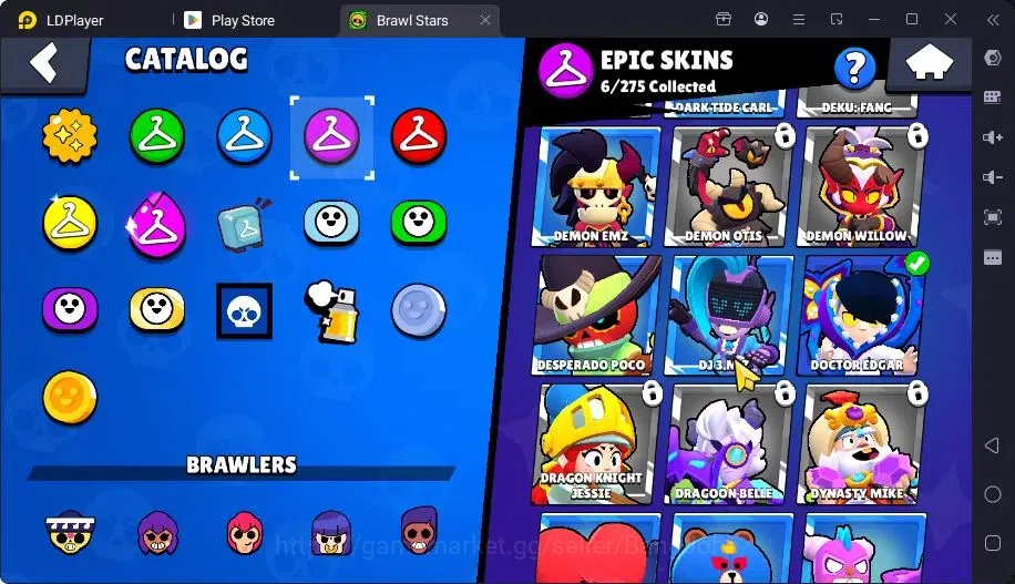 Brawl Stars Accounts Trophy 2002 |30 Brawler|2 Max Hc(JaeYong,Amber)|2 Legend(Amber,Shelly),2Mythic(Tara,Otis),6Epic 15
