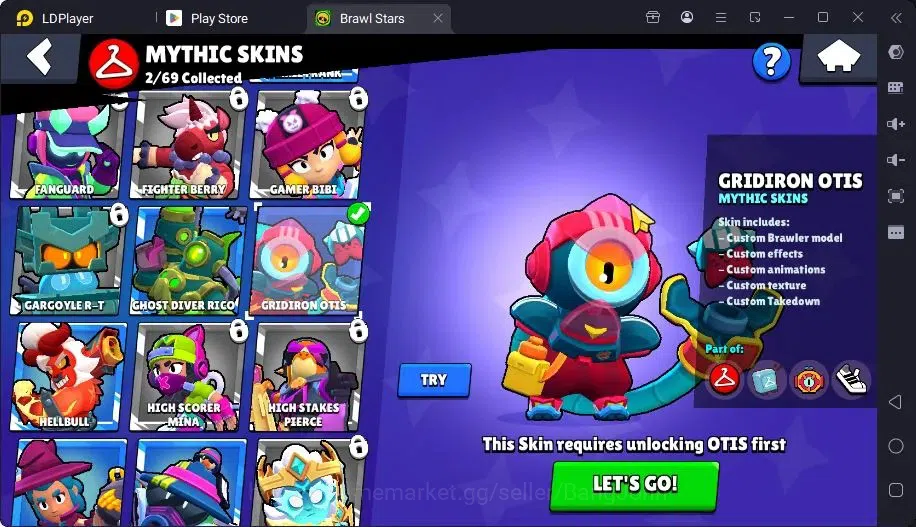 Brawl Stars Accounts Trophy 2002 |30 Brawler|2 Max Hc(JaeYong,Amber)|2 Legend(Amber,Shelly),2Mythic(Tara,Otis),6Epic 20