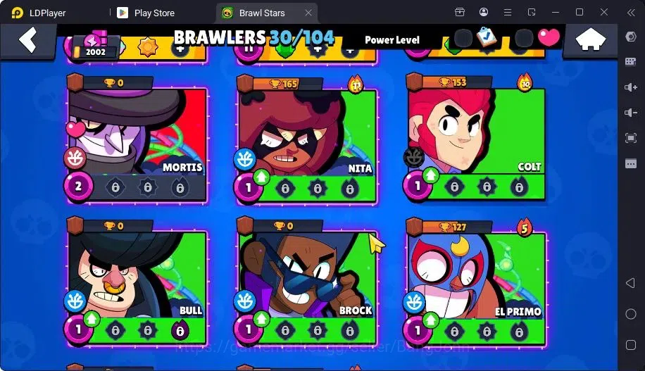 Brawl Stars Accounts Trophy 2002 |30 Brawler|2 Max Hc(JaeYong,Amber)|2 Legend(Amber,Shelly),2Mythic(Tara,Otis),6Epic 6