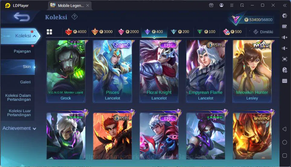 Mobile Legends: Bang Bang Accounts GLOBAL|Hero 81|Skin 179|Prime Claude,Kof Karina,St image 17