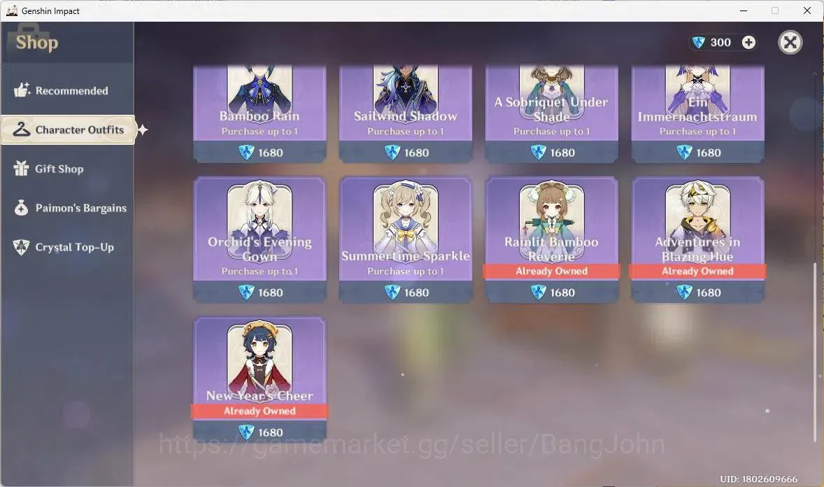 Genshin Impact Accounts ASIA | AR 60|9 Limited+(*5Wpn)+Sign,Nefer,Arecchin image 3