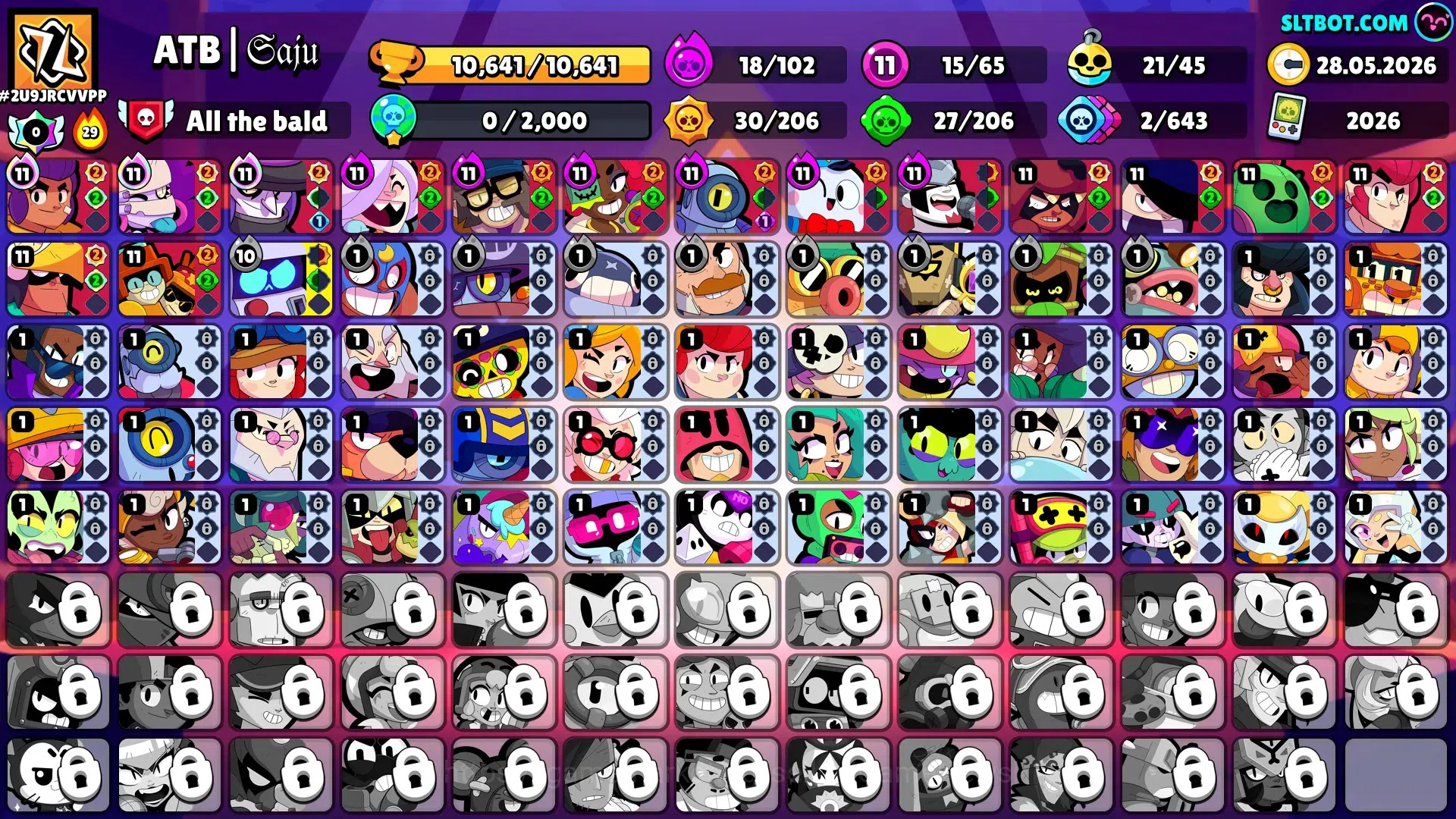 Brawl Stars Accounts 10K Trophy|65 Brawlers 15 Max Lvl|3 Full Buffie|UL image 1