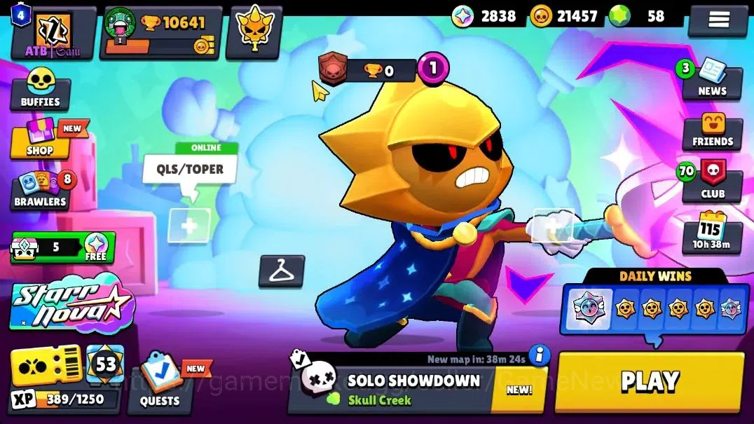 Brawl Stars Accounts 10K Trophy|65 Brawlers 15 Max Lvl|3 Full Buffie|UL image 3