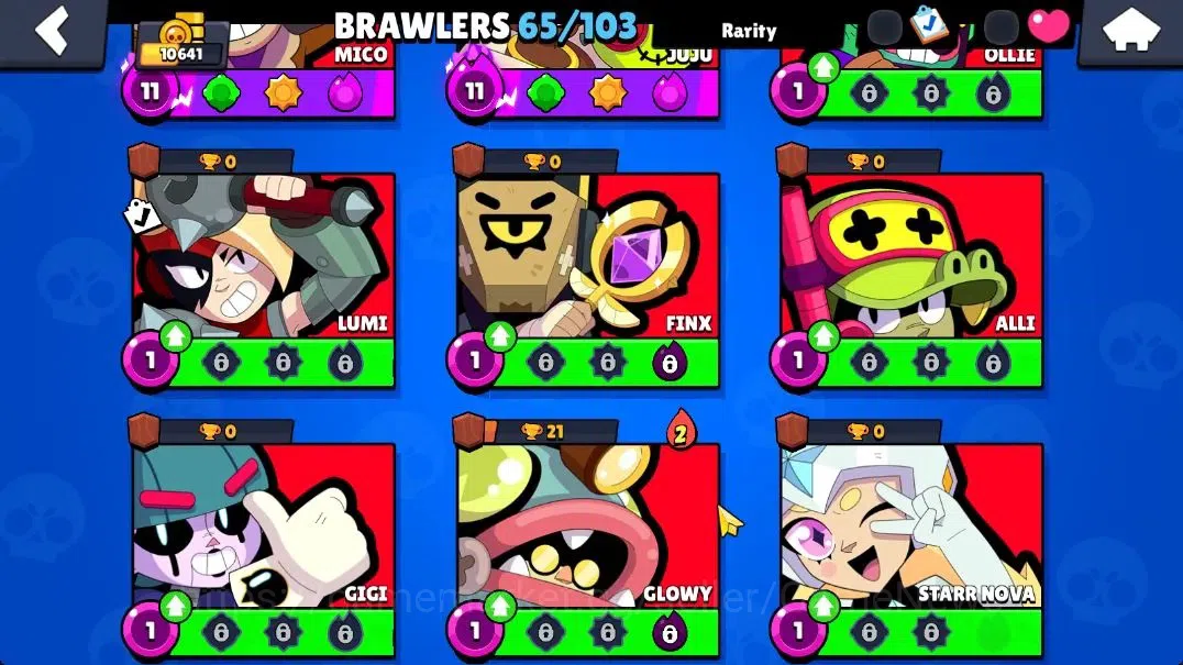 Brawl Stars Accounts 10K Trophy|65 Brawlers 15 Max Lvl|3 Full Buffie|UL image 9
