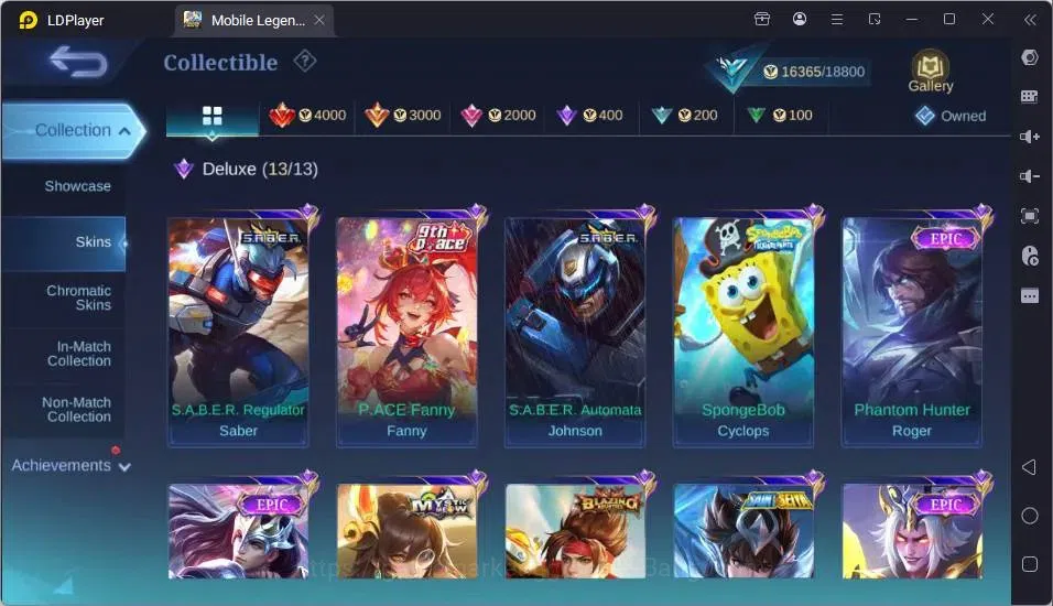 Mobile Legends: Bang Bang Accounts Global|Hero 65|Skin 85|Seasoned|Spongebob Cyclops| image 10