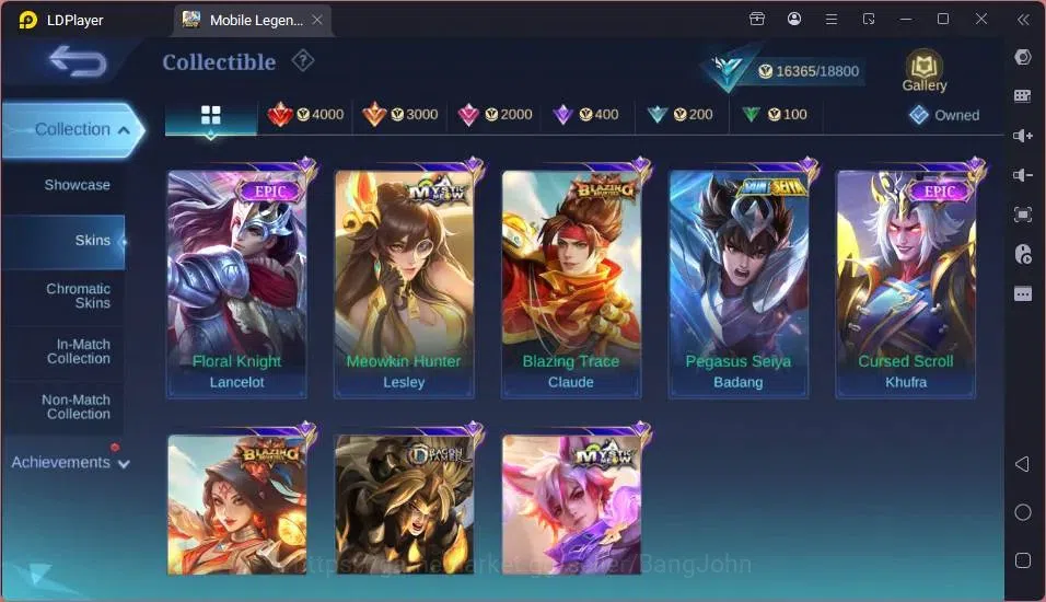Mobile Legends: Bang Bang Accounts Global|Hero 65|Skin 85|Seasoned|Spongebob Cyclops| image 9