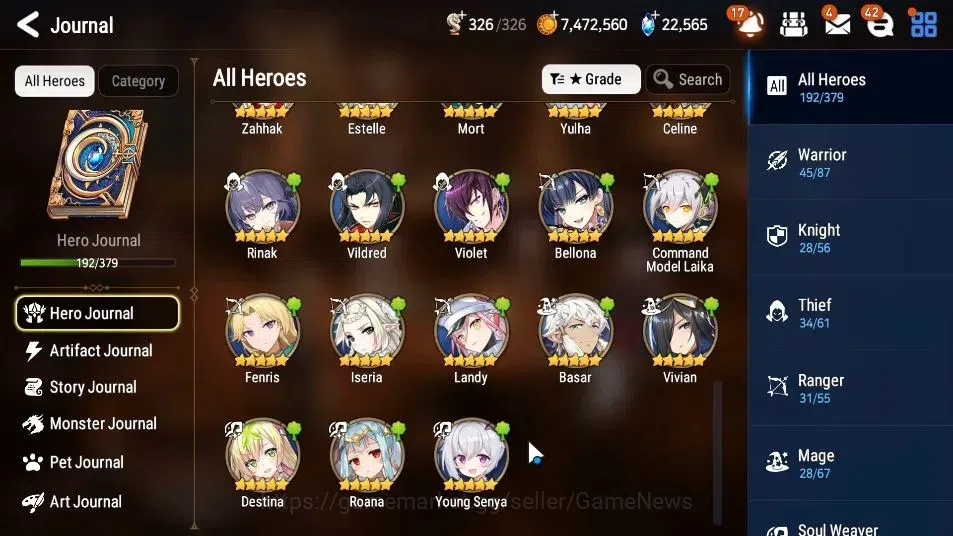 Epic Seven Accounts GLOBAL Unverif|New Era|15 ML(Salome,LOTscales,NM L image 10