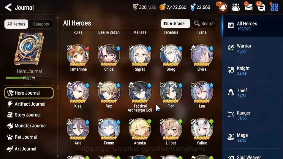 Epic Seven Accounts GLOBAL Unverif|New Era|15 ML(Salome,LOTscales,NM L image 8