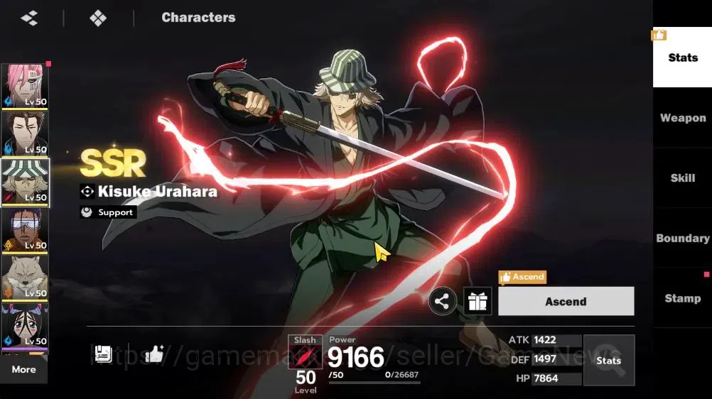 BLEACH: Soul Resonance Accounts NuverseSEA|LV 40|6 SSR [(Szayelaporro,Ikkaku)+Stam image 10