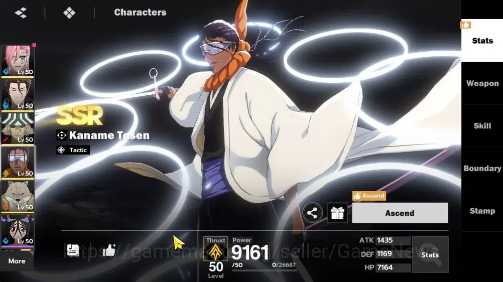 BLEACH: Soul Resonance Accounts NuverseSEA|LV 40|6 SSR [(Szayelaporro,Ikkaku)+Stam image 11