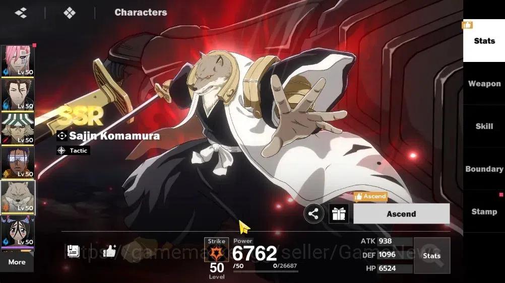 BLEACH: Soul Resonance Accounts NuverseSEA|LV 40|6 SSR [(Szayelaporro,Ikkaku)+Stam image 12