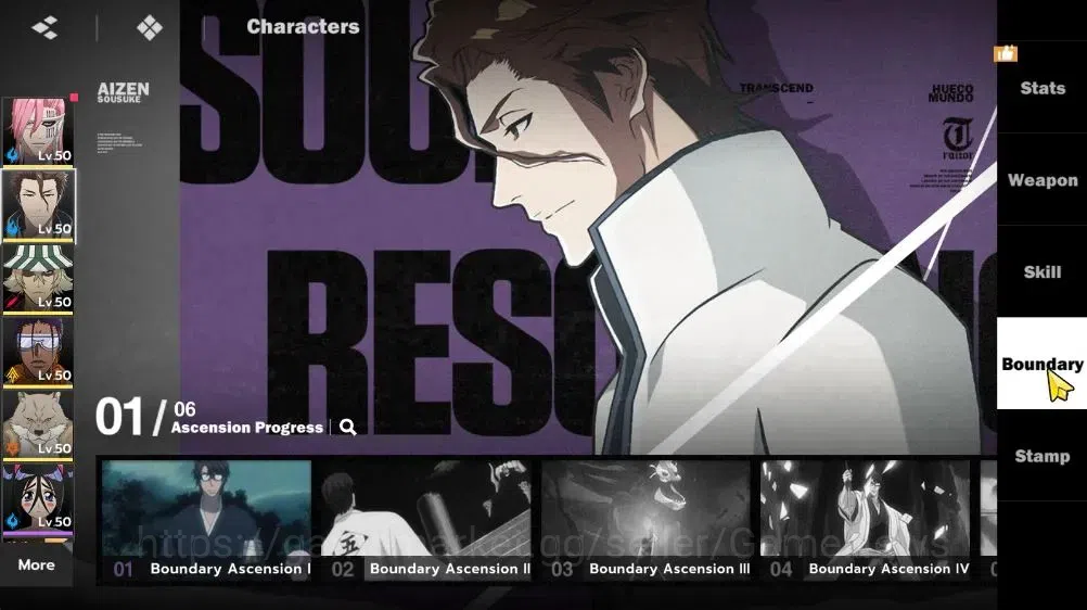 BLEACH: Soul Resonance Accounts NuverseSEA|LV 40|6 SSR [(Szayelaporro,Ikkaku)+Stam image 8