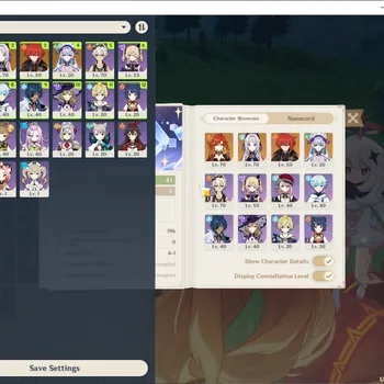 Genshin Impact Accounts Mid Game Asia|AR 41|2 Limited |Mavuika,Citlali & 2 Standard Diluc,Mizuki|Low Quest & Explore|Male