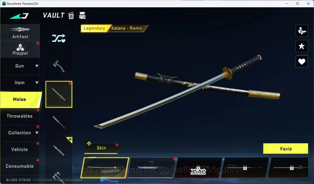 Blood Strike Accounts ASIA | 2 Eternal GUN: Desert Eagle, Kar98k | 2 BLE image 16