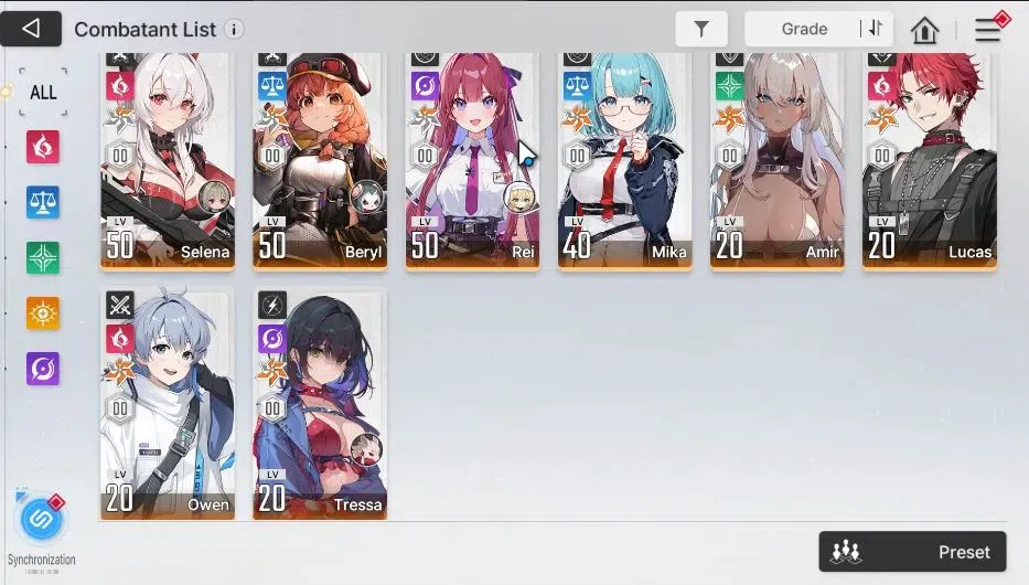 Chaos Zero Nightmare Accounts GLOBAL|Lv 53|9 SSR[Adelheid,Heidemarie+Sign,Tipher image 5