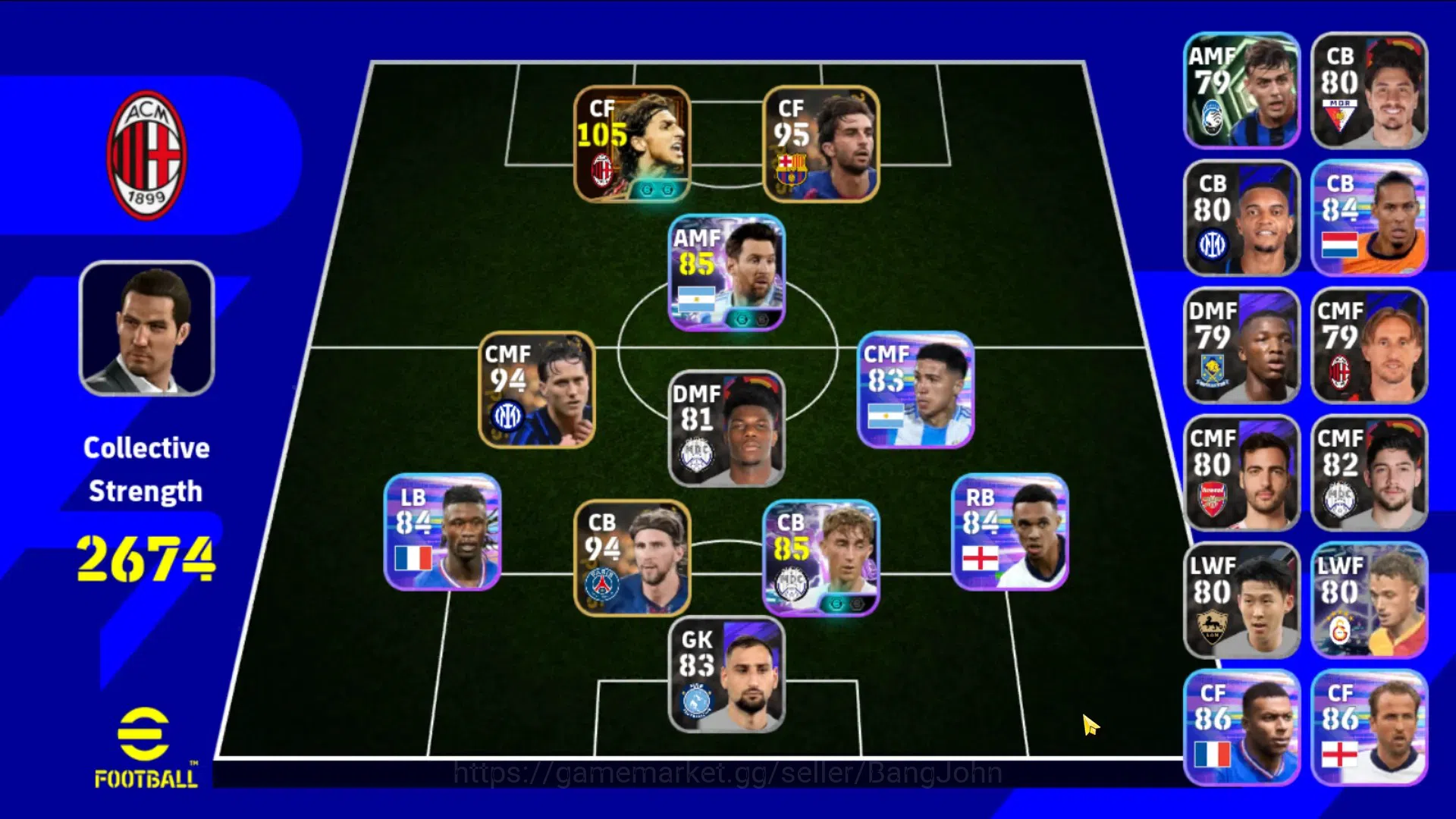 eFootball Accounts ANDROID | PW 2674 | Ibrahimovic BigTime,Dean Huijs image 4