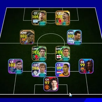 eFootball Accounts Legends & Iconic Players Android|Big Time Ronaldo Portugal'26,Ronaldinho|Epic Frank Lampard,Sergio