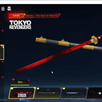 Blood Strike Accounts Collab Skin Asia|Eternal MP7 TideSong Lv2,DeAgle+Melee TokRev Katana,Talon Sanctum,Staff|Many