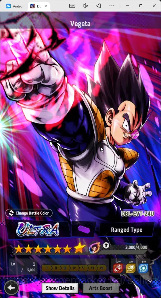 Dragon Ball Legends Accounts High-End Android |Lvl 154|15.9M Total Power|12.7K CC|3 LR|5 UL|LR Trunks&Gohan,SSG 11