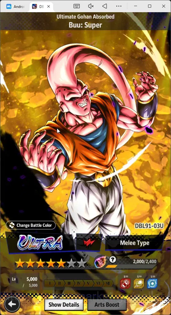 Dragon Ball Legends Accounts High-End Android |Lvl 154|15.9M Total Power|12.7K CC|3 LR|5 UL|LR Trunks&Gohan,SSG 14