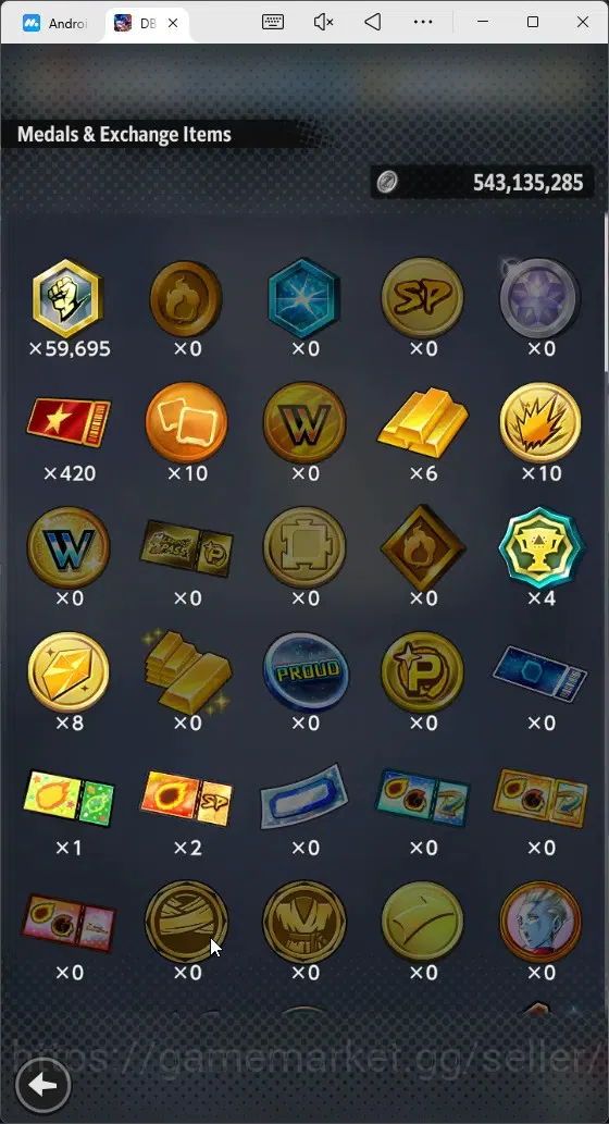 Dragon Ball Legends Accounts High-End Android |Lvl 154|15.9M Total Power|12.7K CC|3 LR|5 UL|LR Trunks&Gohan,SSG 2