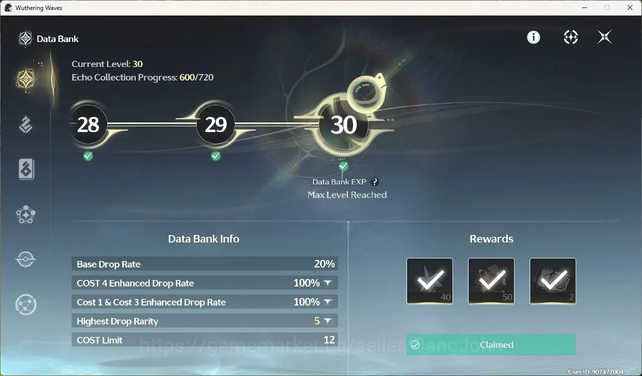 Wuthering Waves Accounts Starter SEA|UL 52|Rank 5|2 Char Limited [Denia Rc6]+Sign, Rebecca | Mc Female | TakeMail WW254B 4