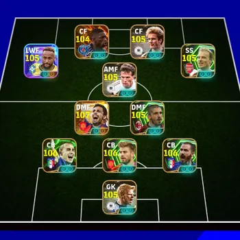 eFootball Accounts Meta Player EFB MOBILE [TS 3250] | SPECIAL COLLAB TSUBASA x GERMANY,BIG TIME DEMBELE,RODRI,SHOWT NEYMAR