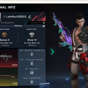 Blood Strike Accounts Others ASIA |1 Eternal Gun: QBZ95-Whisper|1 Legendary Gun|1 Epic Name-Changing Card|Limited
